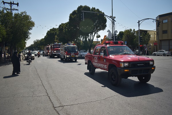 مانور خودرویی آتش نشانی و خدمات ایمنی
