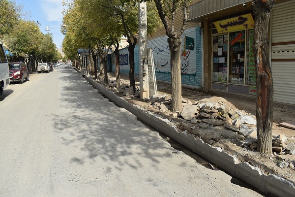 سنگ فرش فاز دوم خیابان طهران