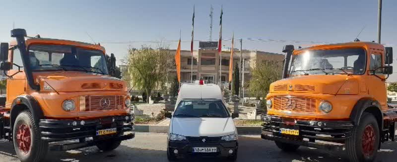 تجهیز ناوگان موتوری شهرداری تیران