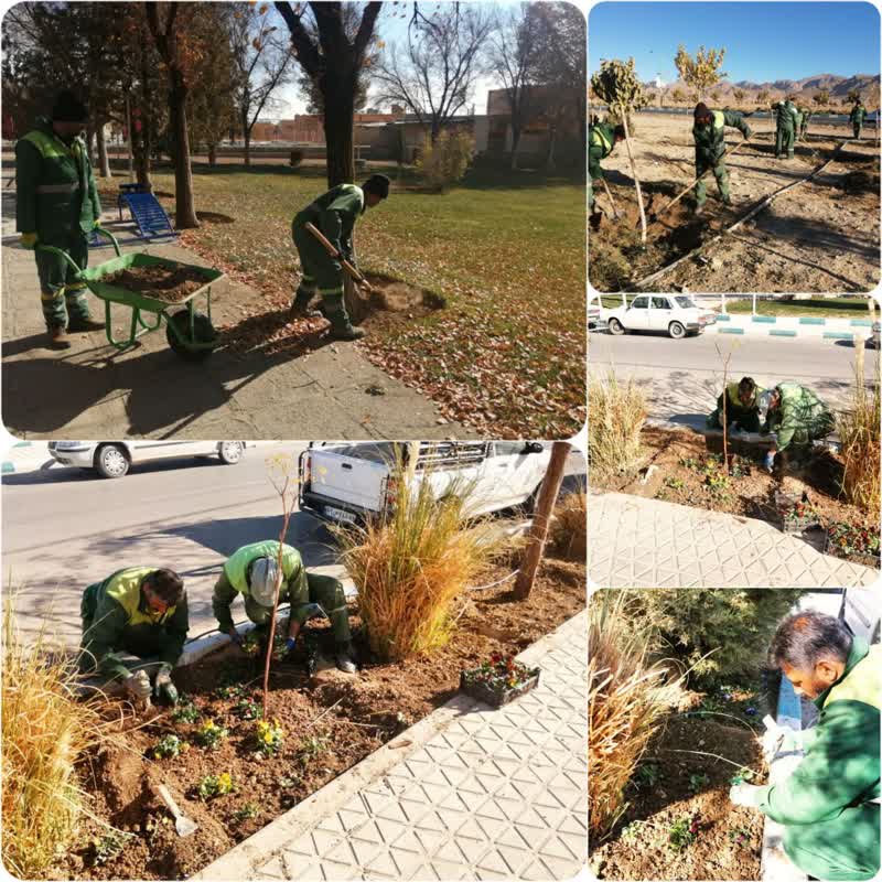 گل و گل کاری در تیران