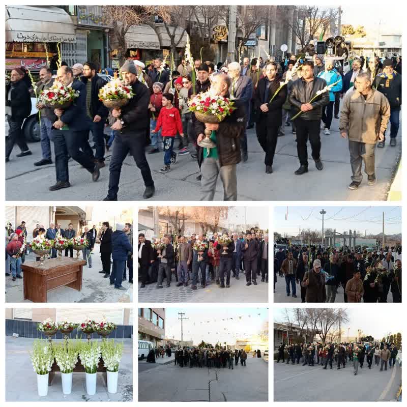 گلباران حرم امامزاده احمد(ع)