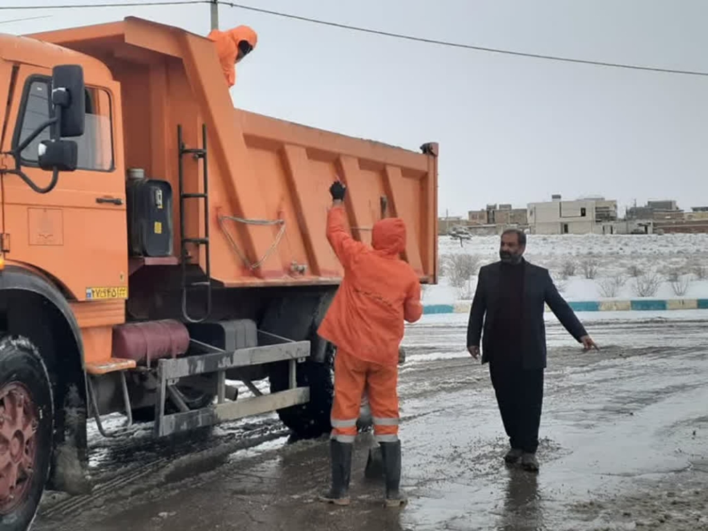برف روبی با کمترین میزان مصرف شن و نمک